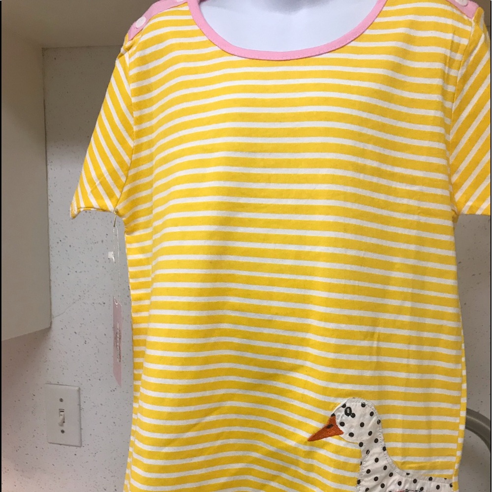 TODDLER GIRLS SIZE 7 “Mother Goose” T-Shirt Dress